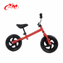 Bicicleta de equilíbrio de qualidade superior com apoio único suporte rack / bicicleta para 1 ano de idade / colouful pouco equilíbrio bebê bicicleta